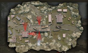 forest videogame fps map top view