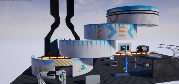 First Person Shooter Game Modular Assets